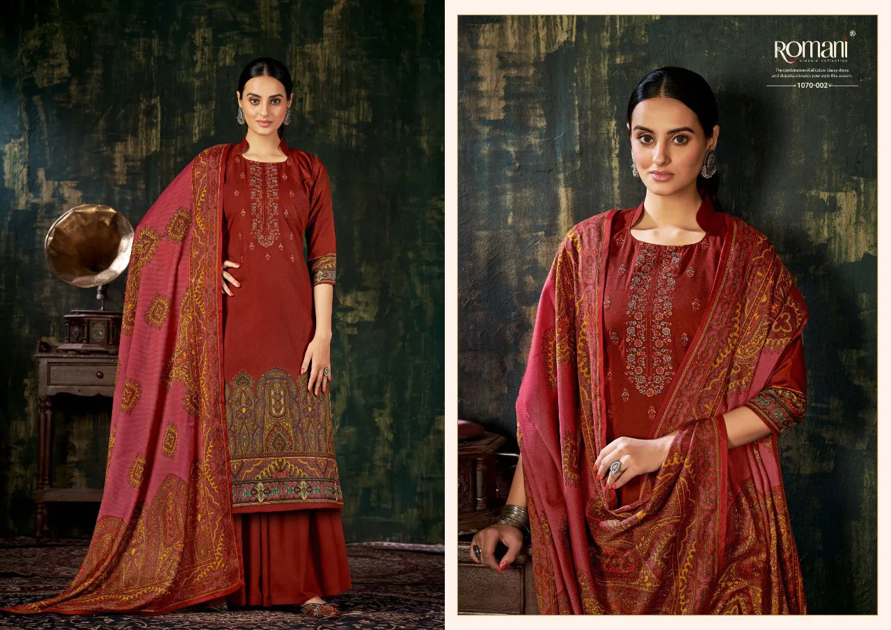 Romani Mareena 7th Regular Wear Wholesale Printed Cotton Dress Material
